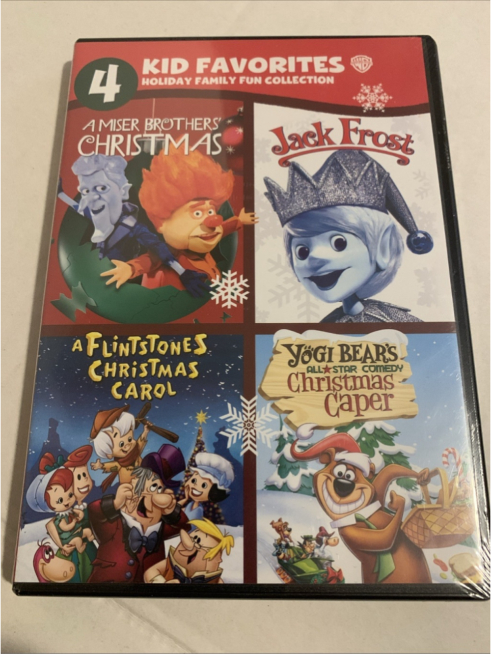 4 Kid Favorites: Holiday Family Fun [New DVD] Boxed Set Jack Frost, Flintstones